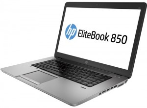 EliteBook 850 ma standardowy rozmiar 15,6 cala dzięki czemu praca na nim jest komfortowa, ale także z łatwością wszędzie go ze sobą zabierzemy